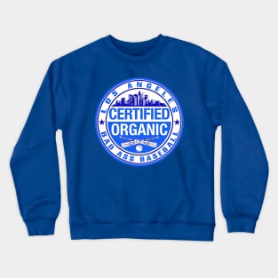 LA Certified Organic Baseball Crewneck Sweatshirt